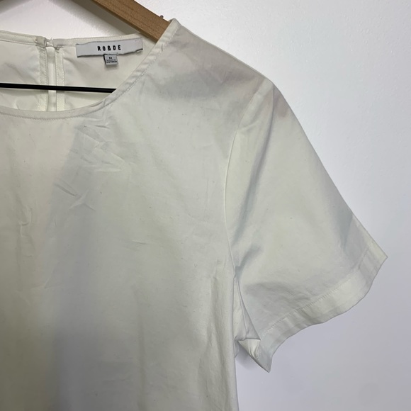 Ro & De white open tie back top - Picture 2 of 8